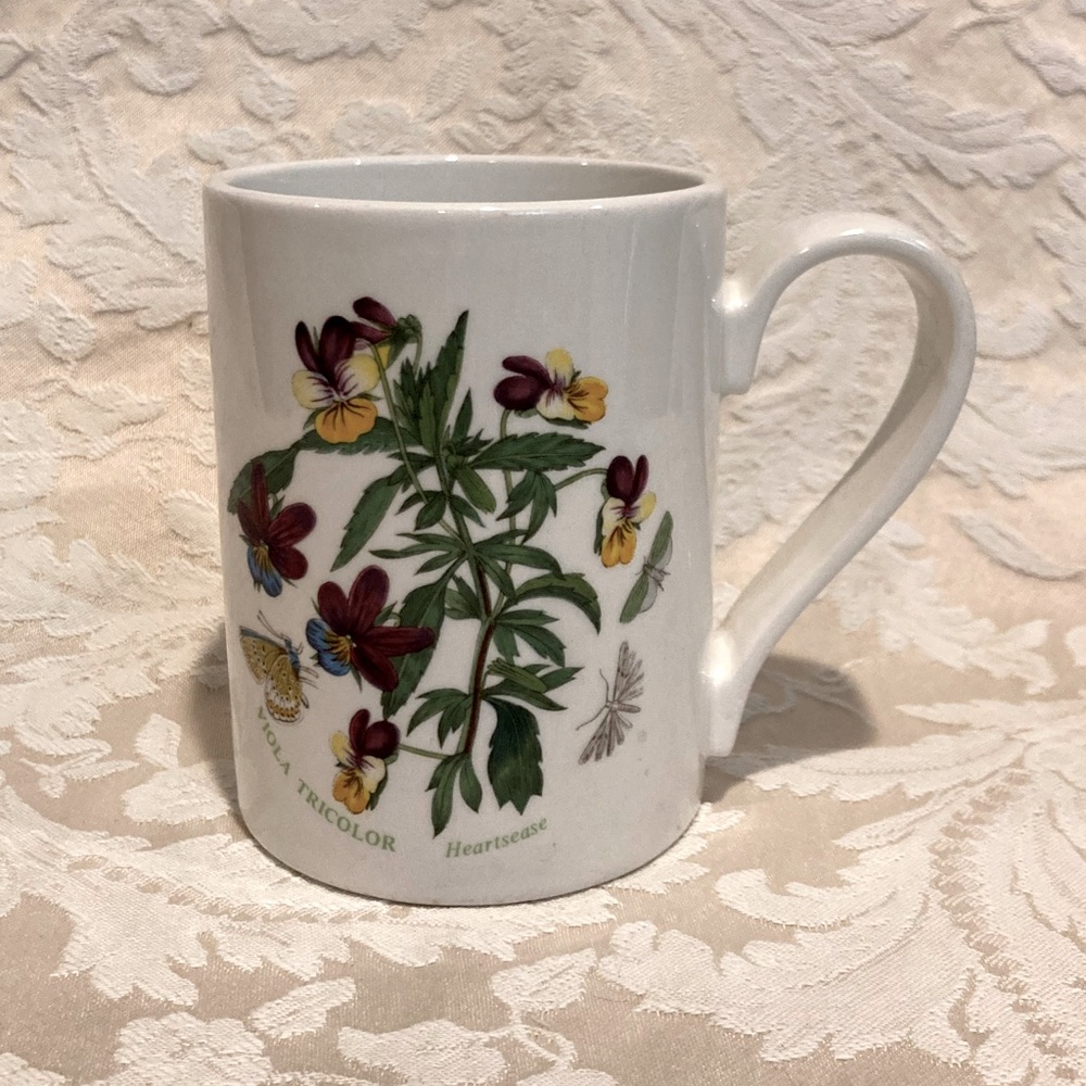 Portmeirion Botanic Garden Viola Tricolor 10 oz Coffee Tea Mug